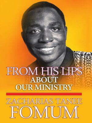 cover image of From His Lips: About Our Ministry